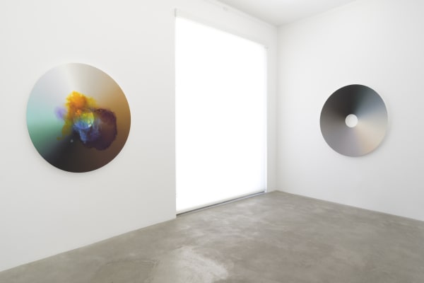 Installation image of Olafur Eliasson's Your light spectrum and presence.