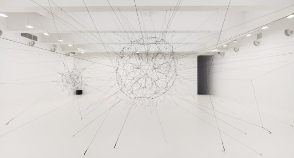 Installation image of Tomas Saraceno Silent Autumn
