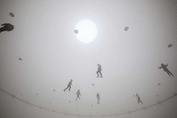 Installation image of Tomás Saraceno: Particular Matter(s)