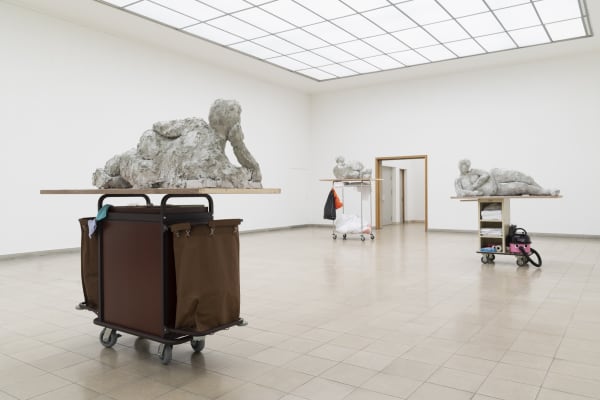 Installation image of Nicole Wermers: Reclining Fanmail