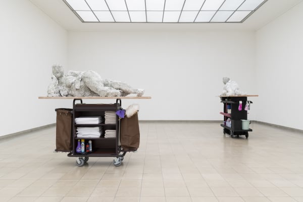 Installation image of Nicole Wermers: Reclining Fanmail