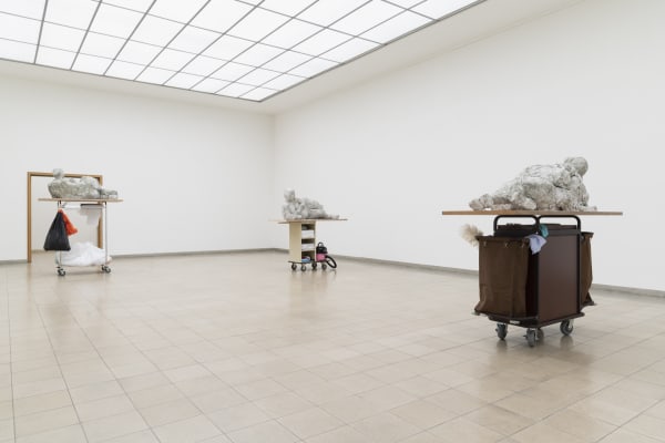 Installation image of Nicole Wermers: Reclining Fanmail