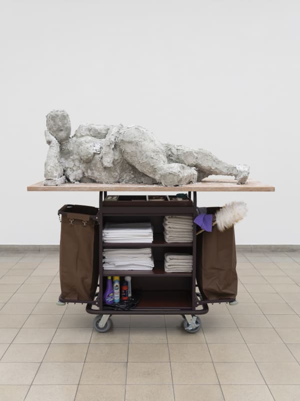 Installation image of Nicole Wermers: Reclining Fanmail