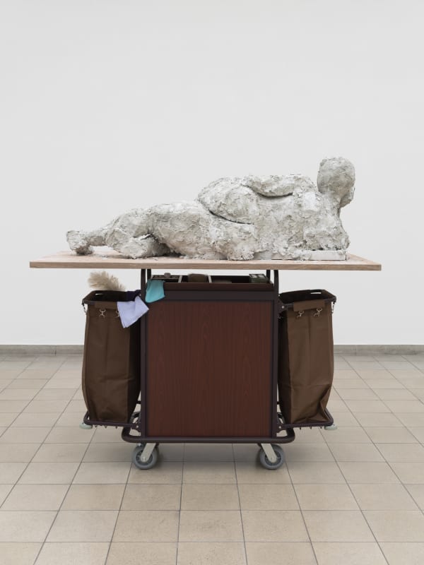 Installation image of Nicole Wermers: Reclining Fanmail