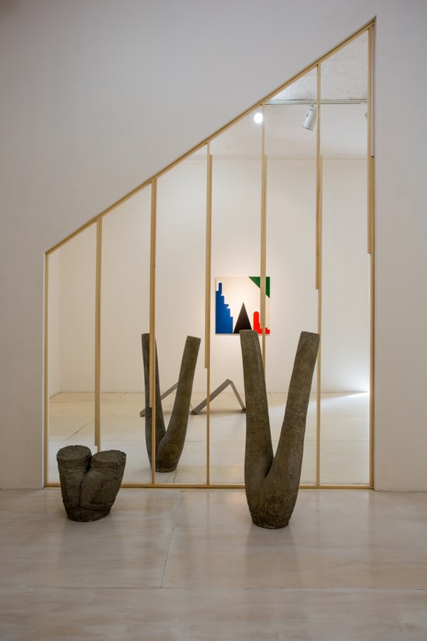 Installation view of Math Bass: Off the Clock