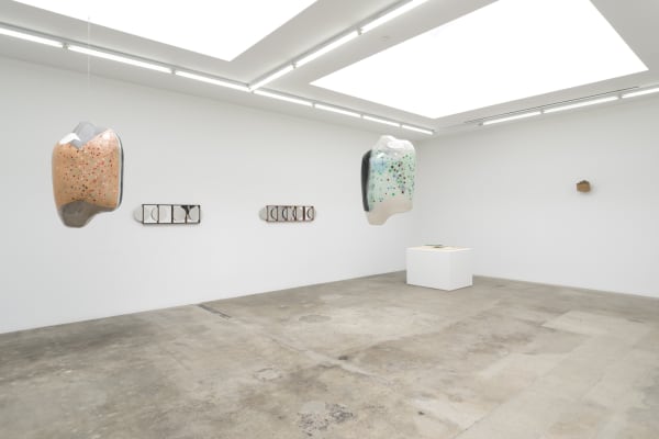installation view of group show