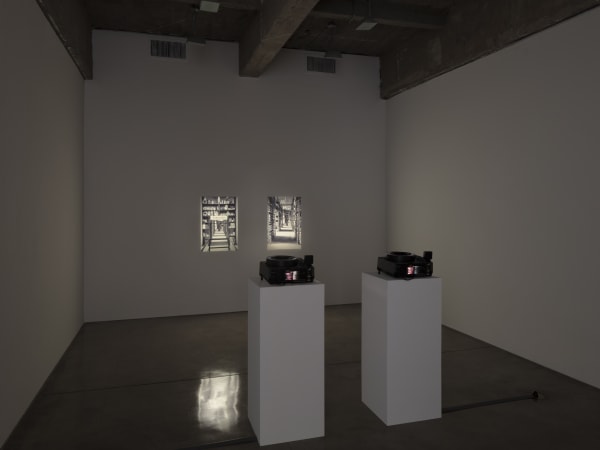 Lisa Oppenheim's installation view.