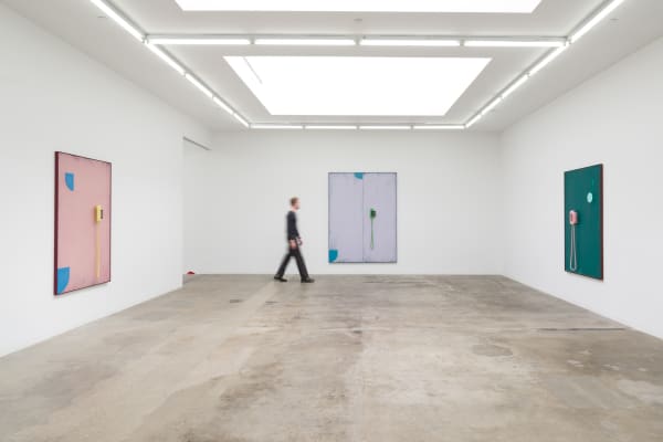 installation images of Martin Boyce Tanya Bonakdar Gallery in Los Angeles, 2022.