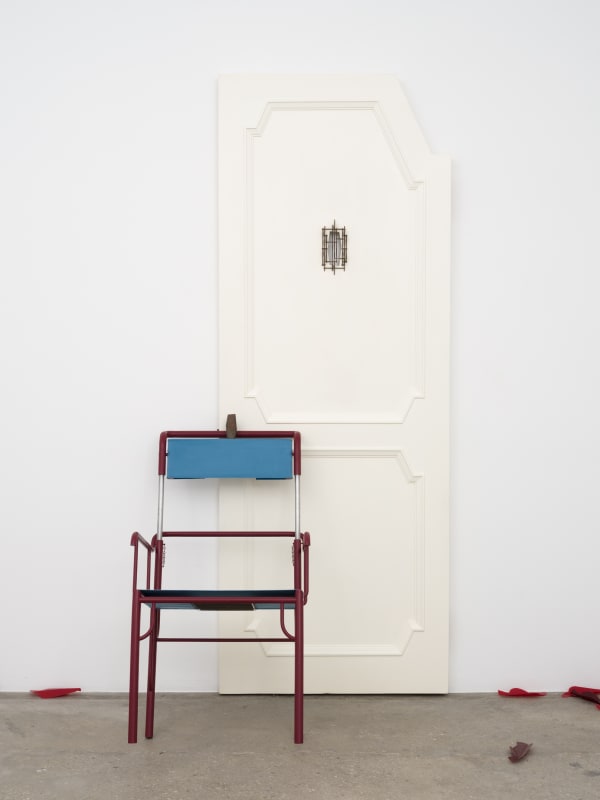 installation images of Martin Boyce Tanya Bonakdar Gallery in Los Angeles, 2022.
