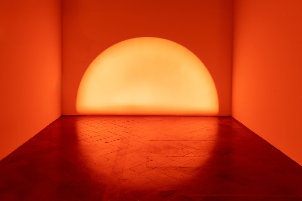 Installation view of Olafur Eliasson: Nel tuo tempo