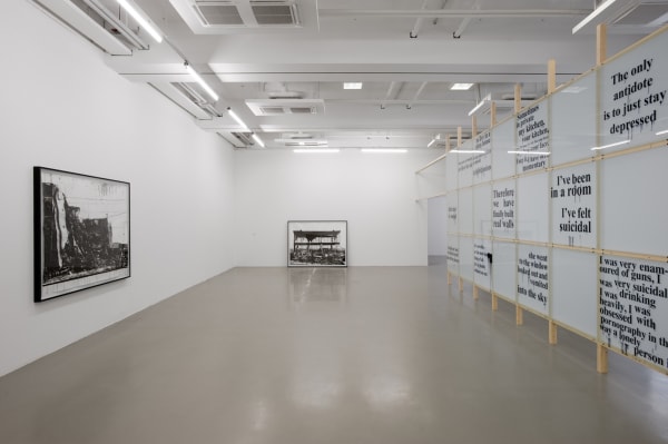 Exhibition view, Monica Bonvicini, BOTH ENDS