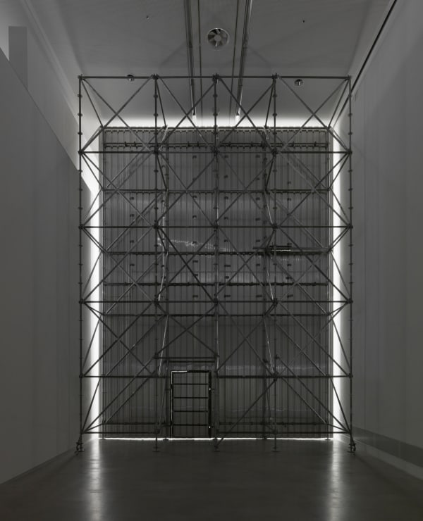 Exhibition view, 3612,54 m³ vs 0,05 m³