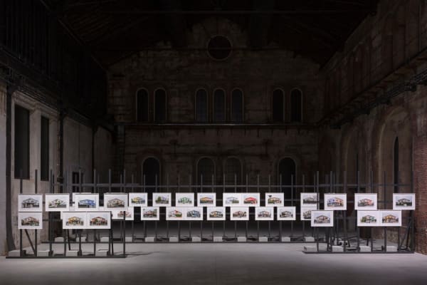 Installation image of Monica Bonvicini at OGR