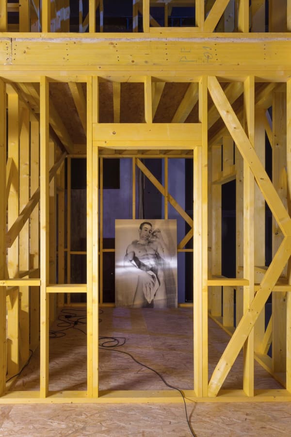 Installation image of Monica Bonvicini at OGR