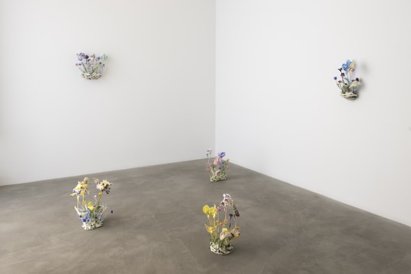 Installation view of Nathalie Djurberg & Hans Berg: A Pancake Moon.