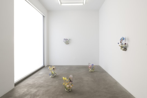 Installation view of Nathalie Djurberg & Hans Berg: A Pancake Moon.