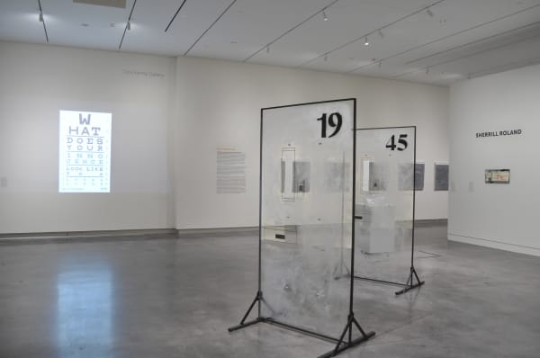 Installation view of Sherrill Roland: Sugar, Water, Lemon Squeeze at the Asheville Art Museum, Asheville, NC. Image courtesy of the Asheville Art Museum.
