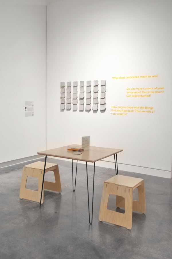 Installation view of Sherrill Roland: Sugar, Water, Lemon Squeeze at the Asheville Art Museum, Asheville, NC. Image courtesy of the Asheville Art Museum.