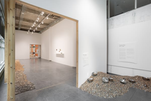 Amalia Pica's installation images at Brighton CCA 2022.