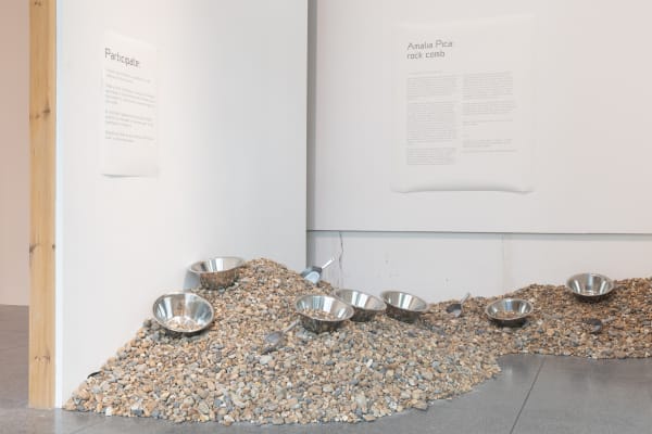 Amalia Pica's installation images at Brighton CCA 2022.