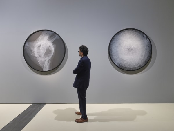Installation image of Olafur Eliasson: The curious desert | الصحراء تعانق الخيال