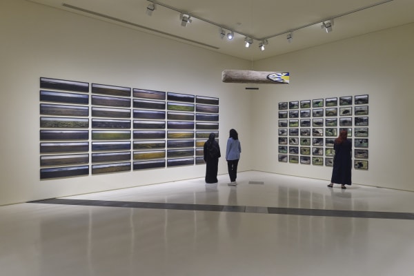 Installation image of Olafur Eliasson: The curious desert | الصحراء تعانق الخيال
