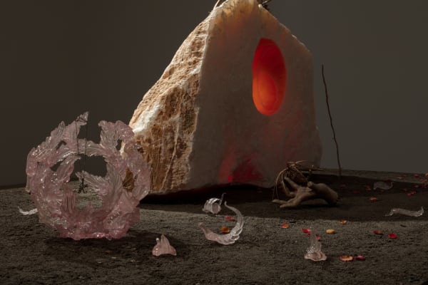 Kelly Akashi installation detail image at TBG NY 2023.