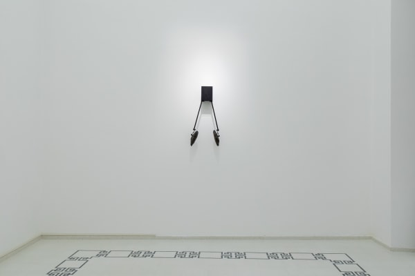 Installation image of Shilpa Gupta & Marisa Merz: visibileinvisibile