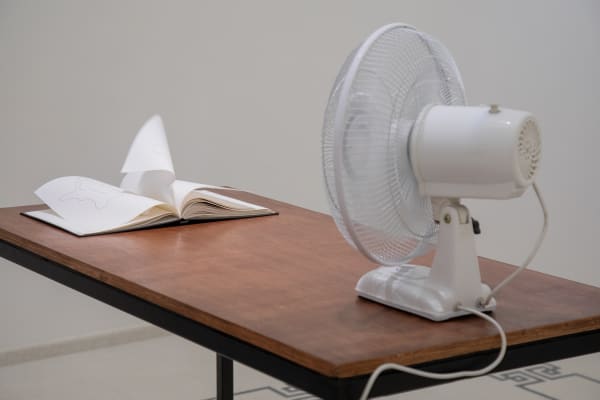 Installation image of Shilpa Gupta & Marisa Merz: visibileinvisibile