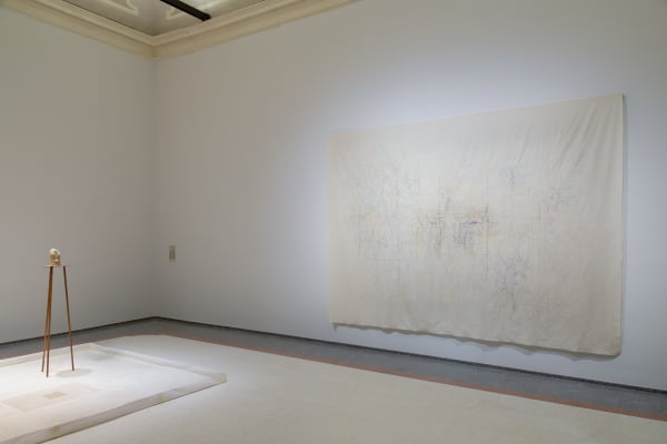 Installation image of Shilpa Gupta & Marisa Merz: visibileinvisibile
