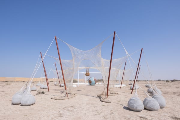 Image of Ernesto Neto, SlugTurtle, TemplEarth, 2022.