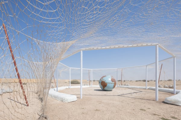 Image of Ernesto Neto, SlugTurtle, TemplEarth, 2022.