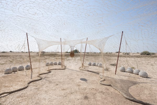 Image of Ernesto Neto, SlugTurtle, TemplEarth, 2022.