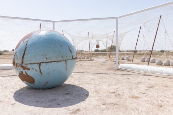 Image of Ernesto Neto, SlugTurtle, TemplEarth, 2022.