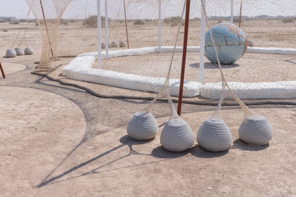 Image of Ernesto Neto, SlugTurtle, TemplEarth, 2022.