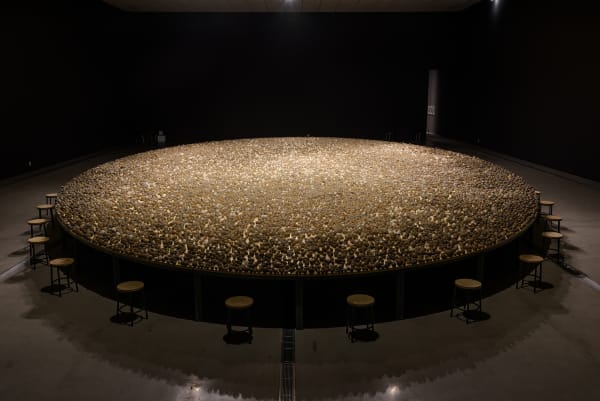 Installation view of Kimsooja: Archive of Mind.