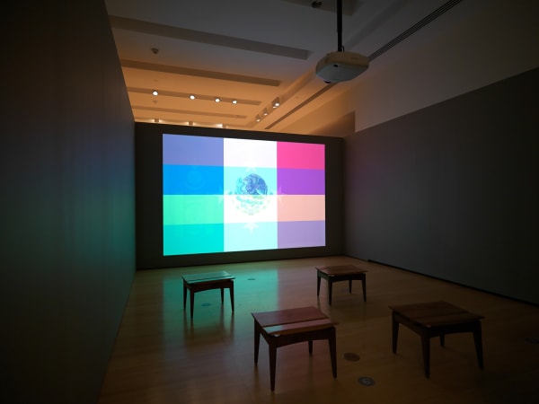 Image of Kimsooja, To Breathe - The Flags, 2012.