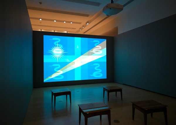 Image of Kimsooja, To Breathe - The Flags, 2012.