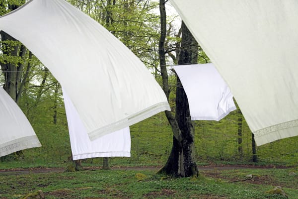 Installation view of Kimsooja: Sowing Into Painting.