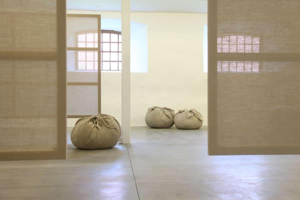 Installation view of Kimsooja: Sowing Into Painting.