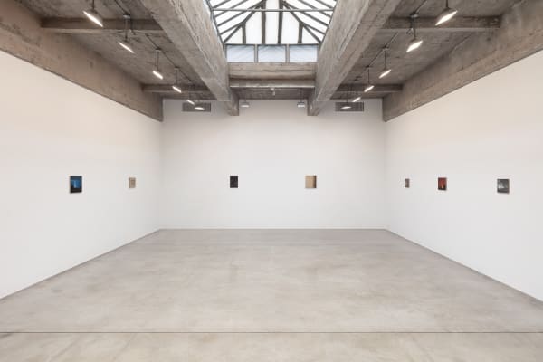 Installation Images of Night Tripper with paintings by Dana Powell