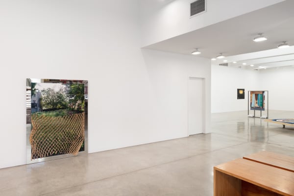 exhibition view, Karyn Olivier, How A Home Is Made, sculptures in neutral background