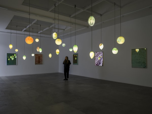installation view of Slavs and Tatar's exhibition