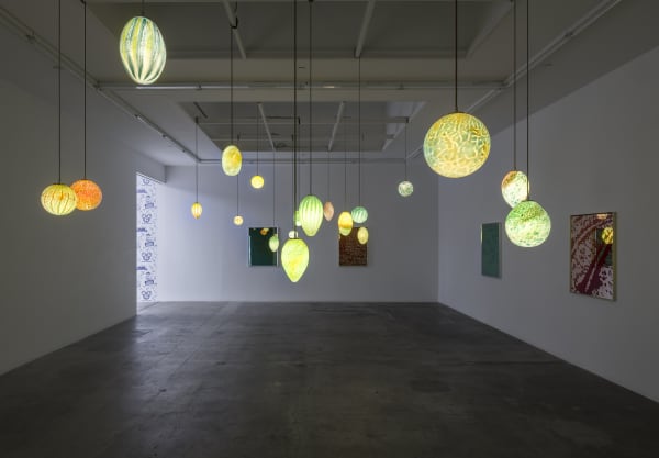 installation view of Slavs and Tatar's exhibition