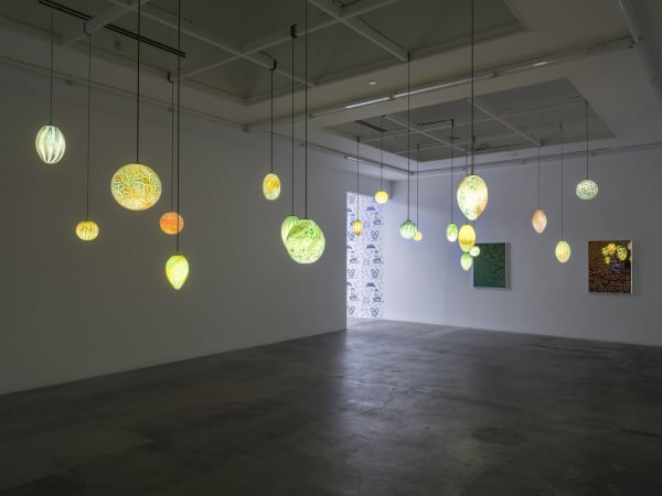 installation view of Slavs and Tatar's exhibition