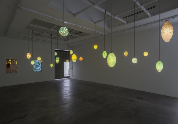 installation view of Slavs and Tatar's exhibition