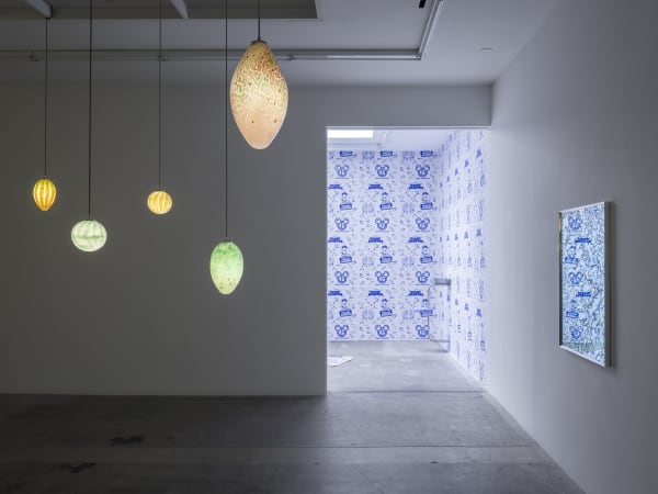 installation view of Slavs and Tatar's exhibition