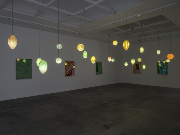 installation view of Slavs and Tatar's exhibition