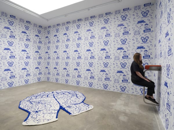 installation view of Slavs and Tatar's exhibition