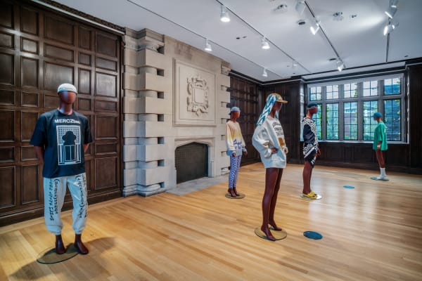 Installation view of Slavs and Tatars artwork